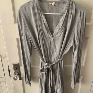 Gray t shirt dress size large